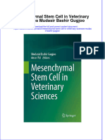 Mesenchymal Stem Cell in Veterinary Sciences Mudasir Bashir Gugjoo Online Ebook Texxtbook Full Chapter PDF