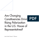 Are Changing Constituencies Driving Rising Polarization in The US House of Representatives Rand Corporation.