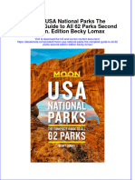 Download ebook Moon Usa National Parks The Complete Guide To All 62 Parks Second Edition Edition Becky Lomax online pdf all chapter docx epub 