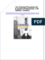 PDF Test Bank For Criminal Procedure For The Criminal Justice Professional 11Th Edition Ferdico Online Ebook Full Chapter