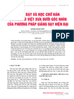 Cách dạy và học chữ Hán của người Việt xưa dưới góc nhìn của phương pháp giảng dạy hiện đại - 1222056