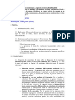 Índices sobre los trabajos a exponer el día 25 de nov de 2011