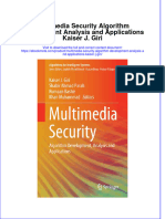 Ebook Multimedia Security Algorithm Development Analysis and Applications Kaiser J Giri Online PDF All Chapter