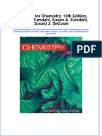 PDF Test Bank For Chemistry 10Th Edition Steven S Zumdahl Susan A Zumdahl Donald J Decoste Online Ebook Full Chapter
