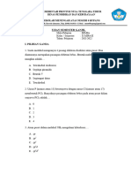 Soal Ujian KIMIA X SEMESTER GNP 2022