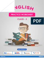 Class 3 English Practice Worksheets 1