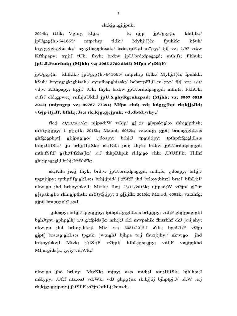 Ratification Deed Format in Tamil | PDF