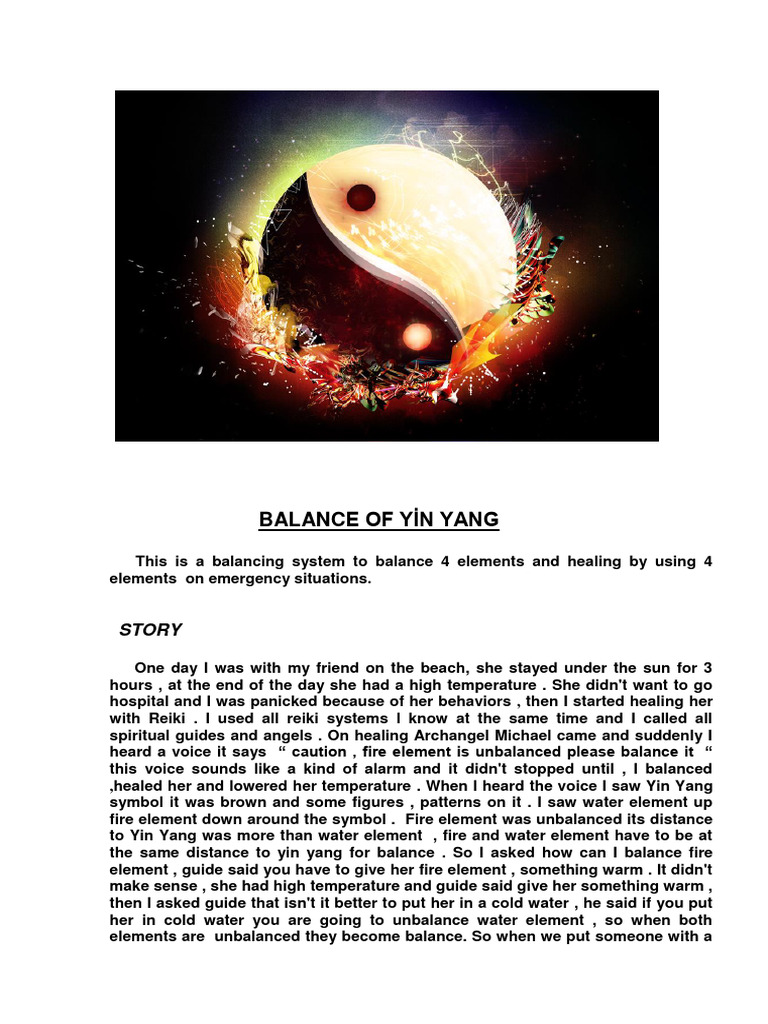 Manuals BalanceYinYang | PDF | Yin And Yang