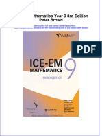Ebook Ice em Mathematics Year 9 3Rd Edition Peter Brown Online PDF All Chapter
