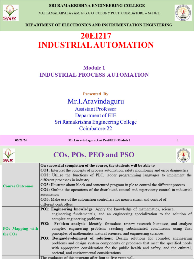 Industrial Process Automation Overview | PDF | Actuator | Automation