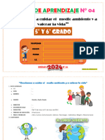 04.UNIDAD DE APRENDIZAJE V CICLO-Enseñamos a cuidar el   medio ambiente y a valorar la vida-1