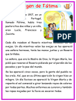 F. La Virgen de Fátima