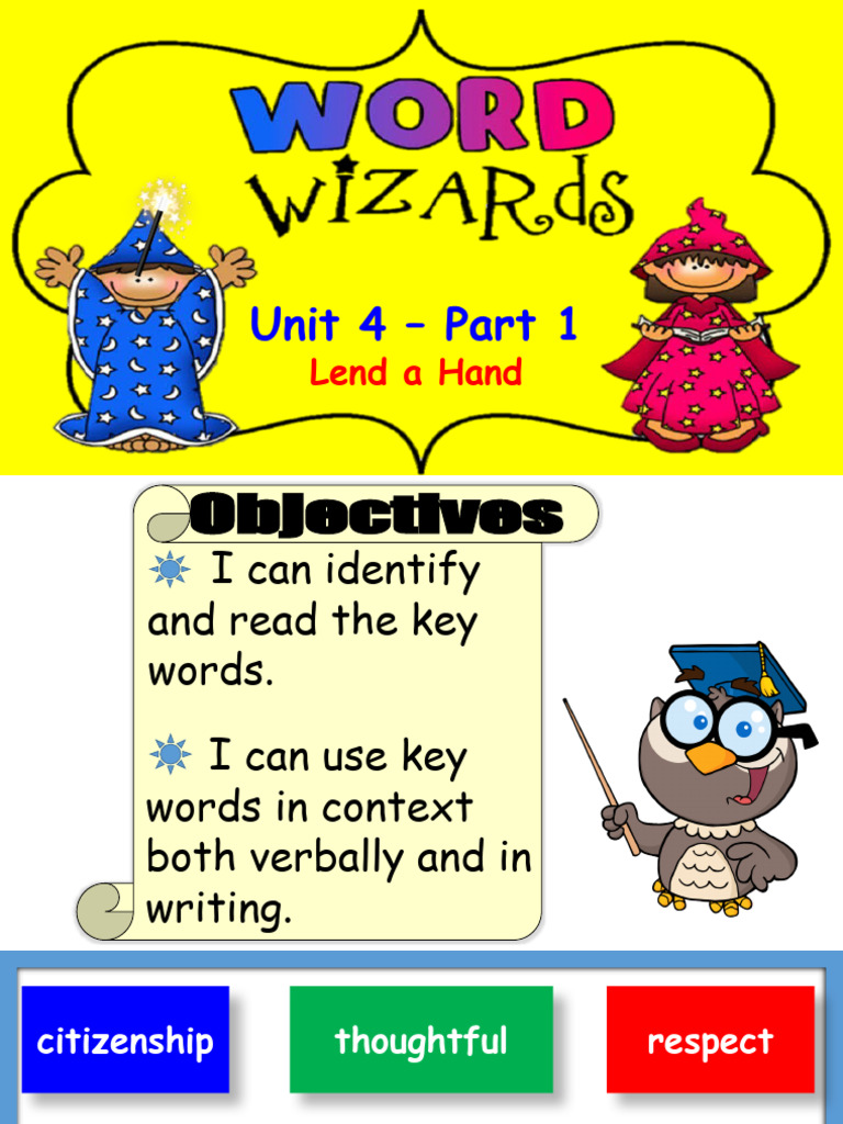 Key Words Unit 4 - Part 1 | PDF