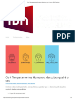 Os 4 Temperamentos Humanos - Descubra Qual É o Seu - IBN Coaching