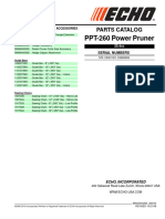 ppt260 Parts Catalog Serial Number 0300100103999999