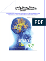 Download pdf Test Bank For Human Biology Concepts And Current Issues 8Th Edition online ebook full chapter 