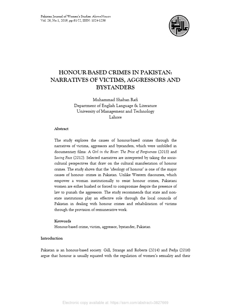 honour-based-crimes-in-pakistan-pdf-crimes-crime-violence