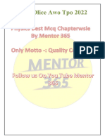 MCQ PHysics by Mentor 365