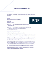 General Elections and Referendum Law (2001)