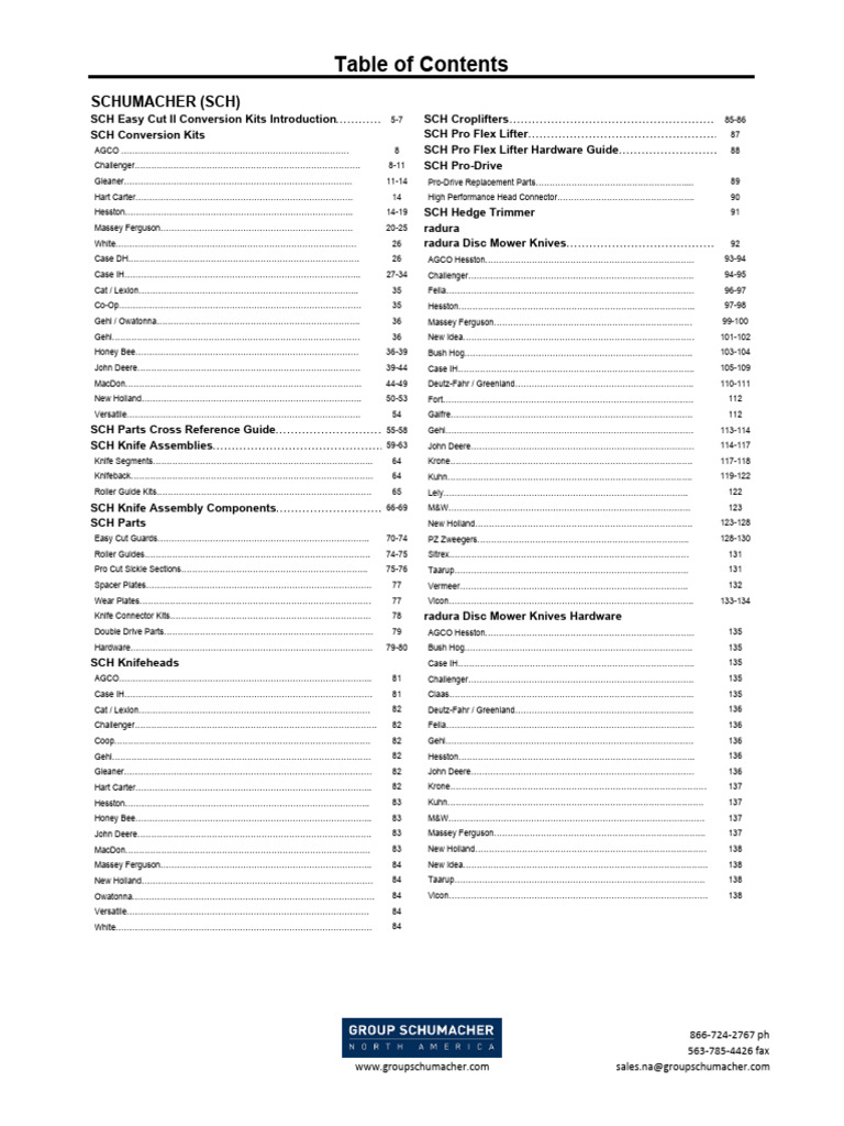 Schumacher Catalog 2020 | PDF | Agricultural Machinery