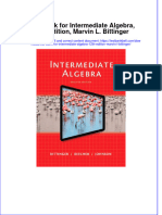 PDF Test Bank For Intermediate Algebra 12Th Edition Marvin L Bittinger Online Ebook Full Chapter