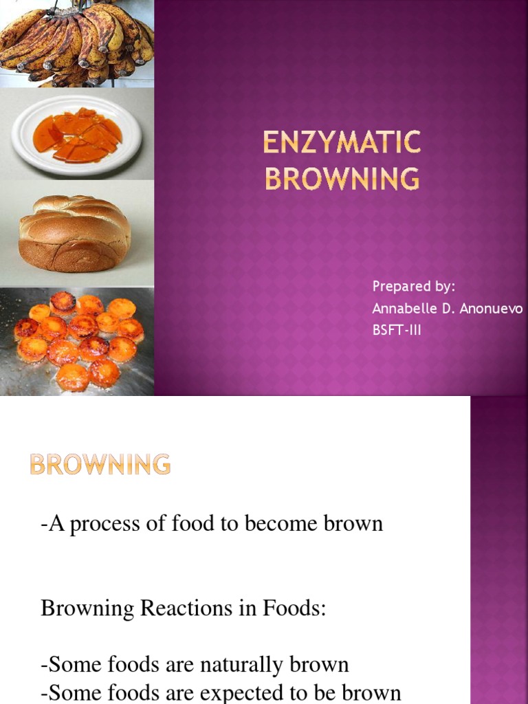 Enzymatic Browning Phenols Enzyme