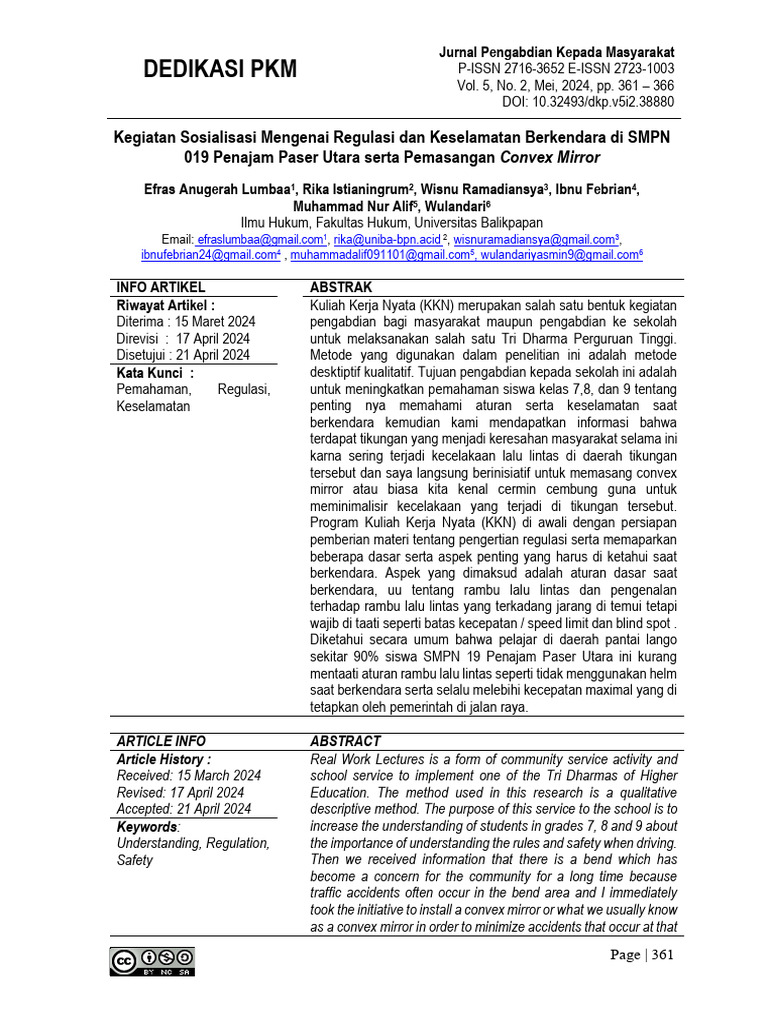 Asmo Kalbar Tanamkan Keselamatan Berkendara pada Siswa SMPN 13 Pontianak