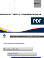 Merancang Evaluasi Program Pendidikan