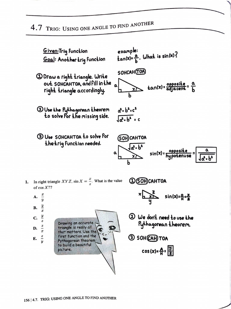 Trigonometry ACT | PDF