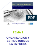 Tema 1.organización y Estructura de La Empresa