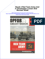 Ebook Opfor Smartbook 3 Red Team Army 2Nd Edition DR Christopher Larsen and Norman Wade Online PDF All Chapter