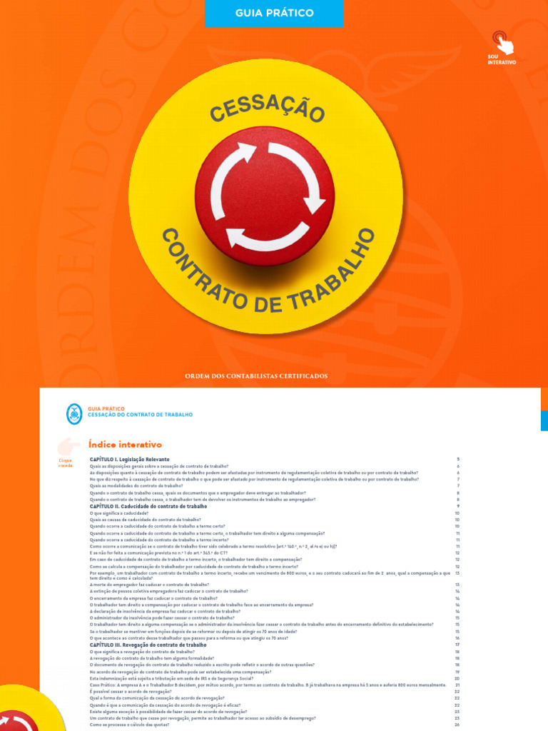 Cessação do Contrato de Trabalho: Guia Prático | PDF | Férias ...