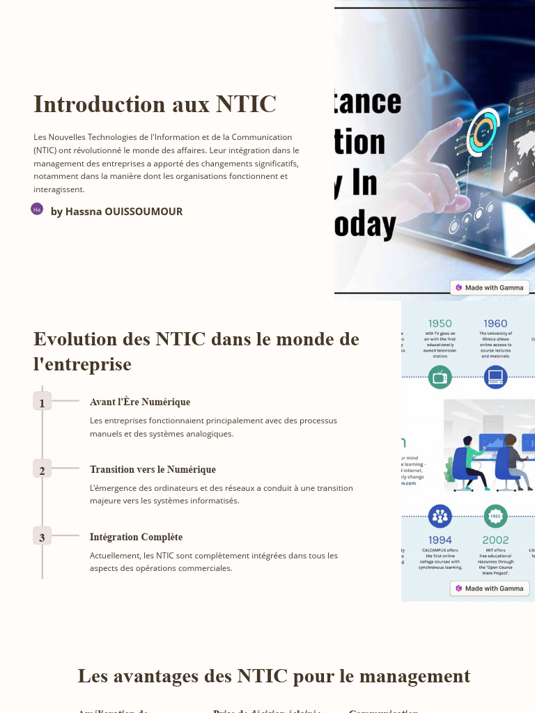 Introduction Aux NTIC | PDF | Technologies de l'information et de la ...