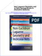 Ebook Non Euclidean Laguerre Geometry and Incircular Nets Springerbriefs in Mathematics Bobenko Online PDF All Chapter