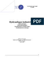Cours Hydraulique industrielle GEE 2021
