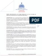 Orden Departamental 01-2024 mediante la cual se crea el servicio permanente de alfabetización SEPA