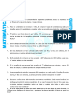 Ficha Problemas de Multiplicacion para Cuarto de Primaria