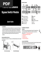 UPS Panel Operation and Bypass Guide | PDF | Power Inverter | Rectifier
