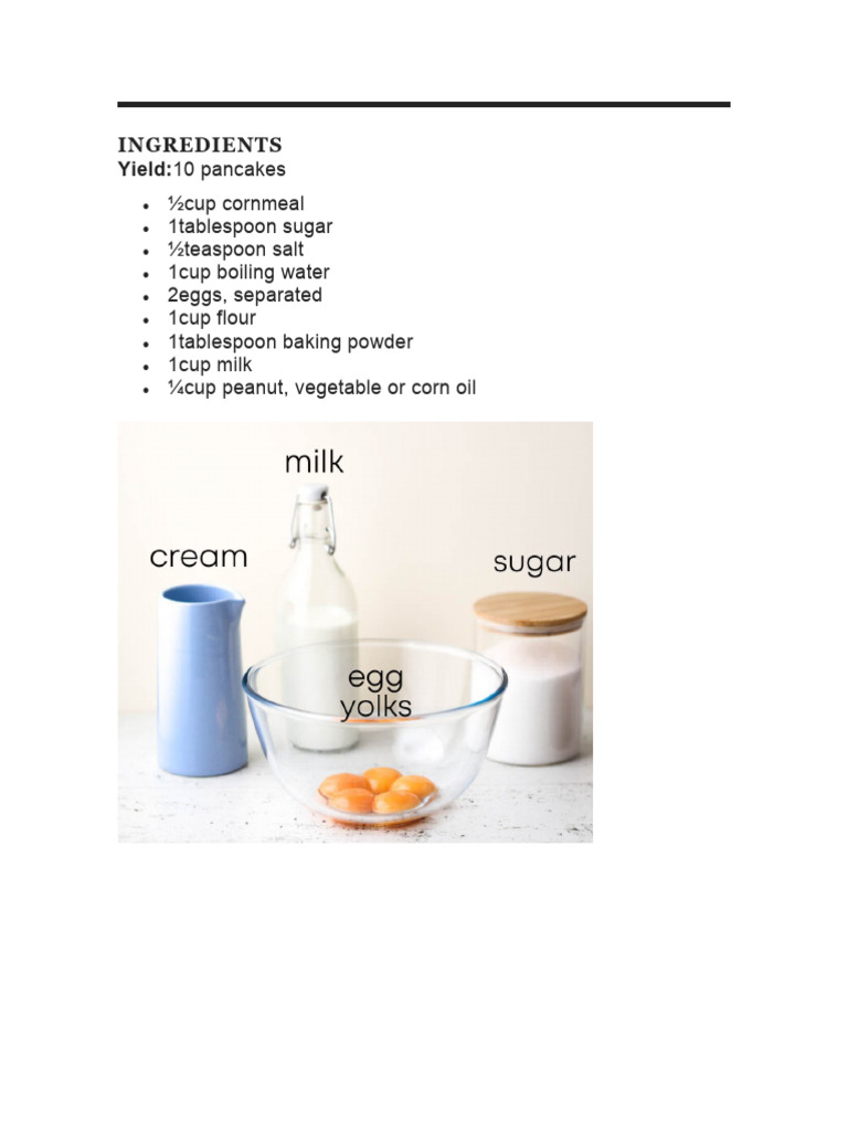 Ingles Receta | PDF