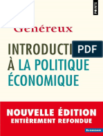 Introduction à la politique économique Jacques Généreux