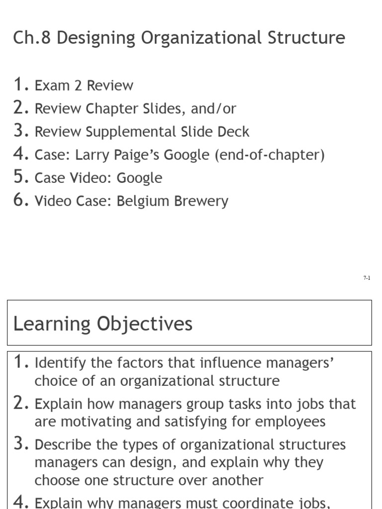Designing Effective Organizational Structures | PDF | Organizational ...