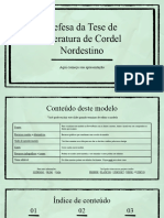 Brazilian Cordel Literature Thesis Defense by Slidesgo