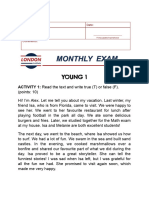 Monthly Exam Final To Edit PDF