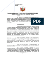 RD #013-2024 - Aprobación Informe Final Servicio Limpieza Sector Gramadal