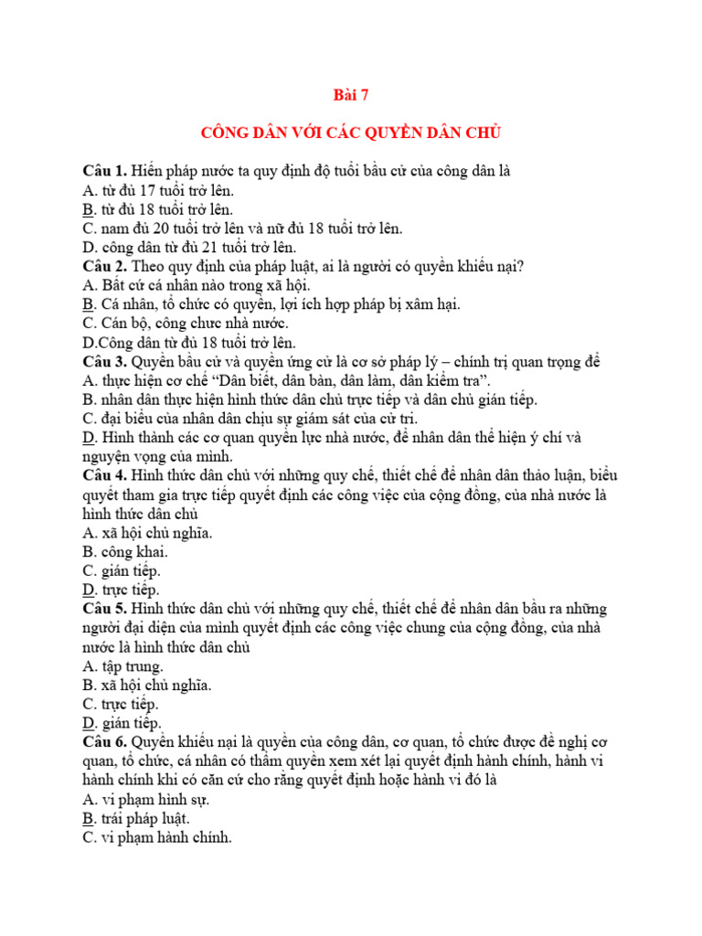 Bai 7 | PDF