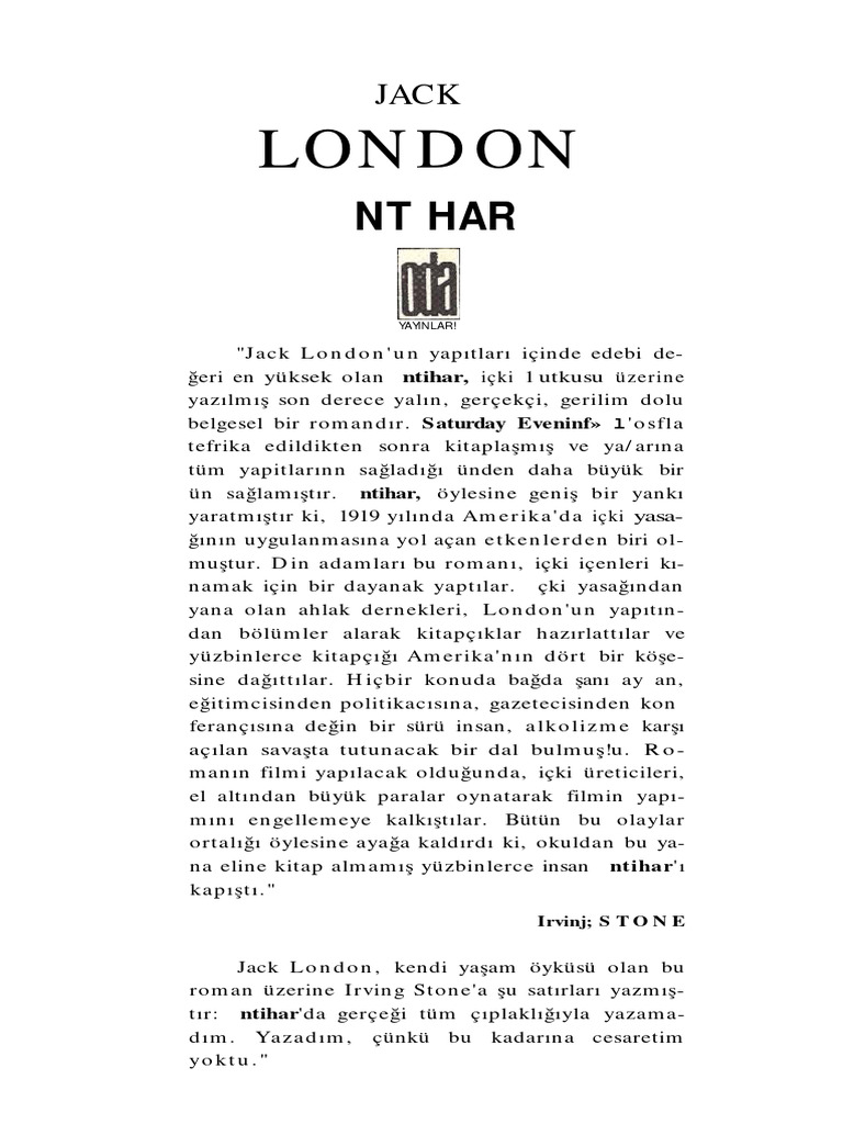 3408 Intihar Jack London-2001-218 | PDF