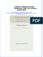 Phineas Bond A Study in Anglo American Relations 1786 1812 Joanne Loewe Neel Online Ebook Texxtbook Full Chapter PDF