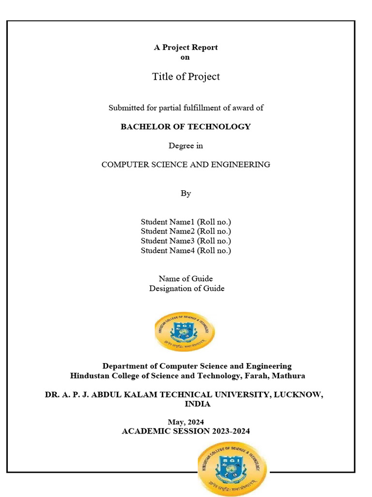 CSE PROJECT THESIS | PDF | 3 D Computer Graphics