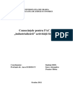 Consecinţele Pentru PAC Ale Industrializării Activităţii Fermelor