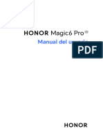 HONOR Magic6 Pro Manual Del Usuario - (MagicOS 8.0 - 01, Es)
